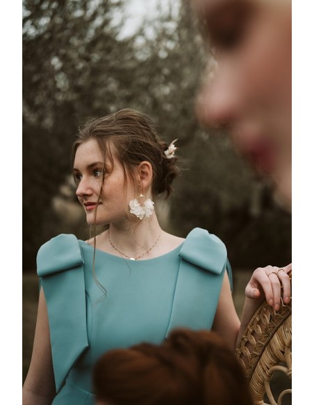 Pic à cheveux mariée fleurs séchées - L'Atelier de Clotilde - Comptoir Doré