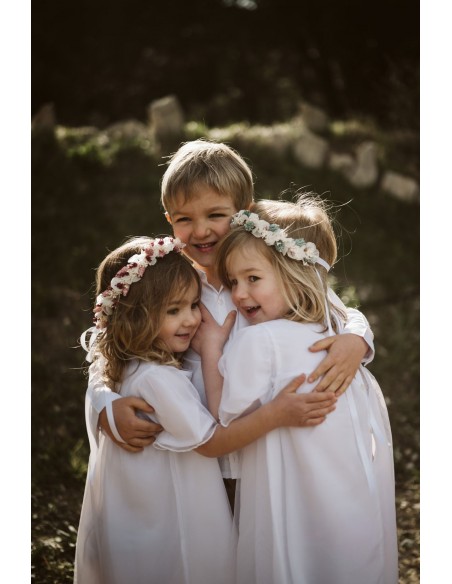 Couronne de fleurs séchées enfant - L'Atelier de Clotilde - Comptoir Doré