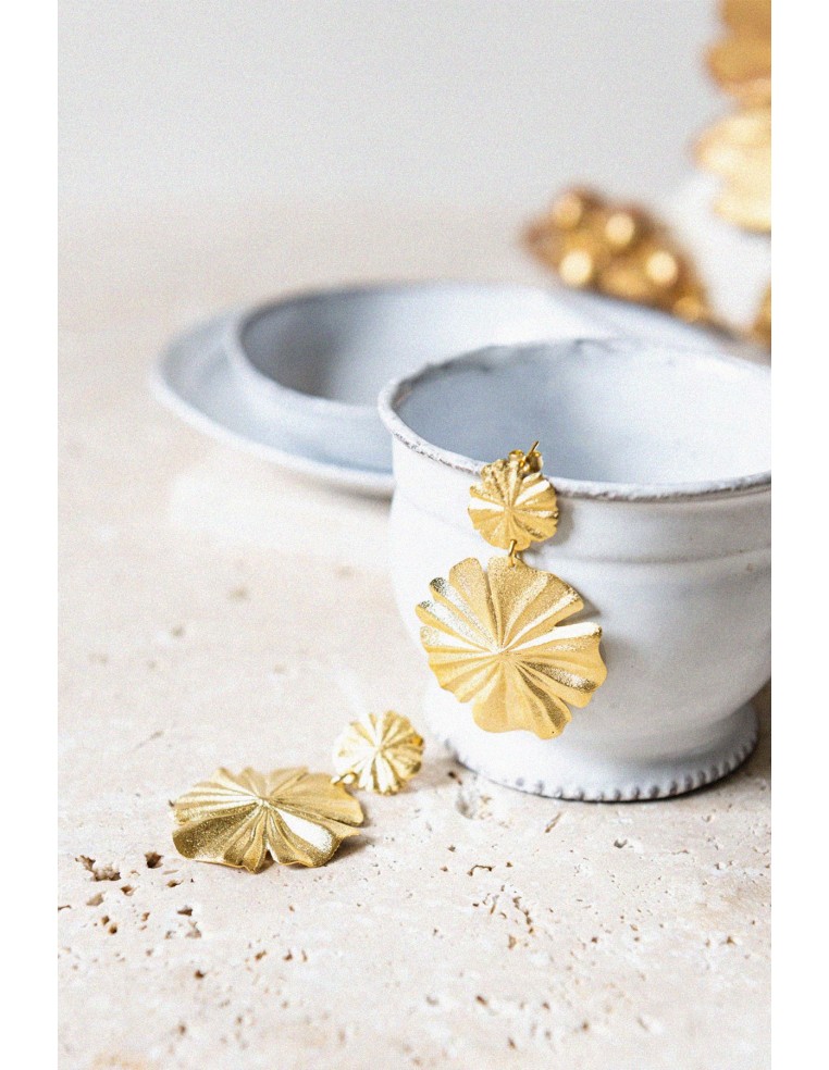 Boucles d'Oreilles Tivoli Or - Bacci - Comptoir Doré