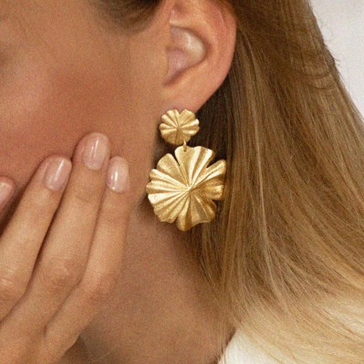 Boucles d'Oreilles Tivoli Or - Bacci - Comptoir Doré