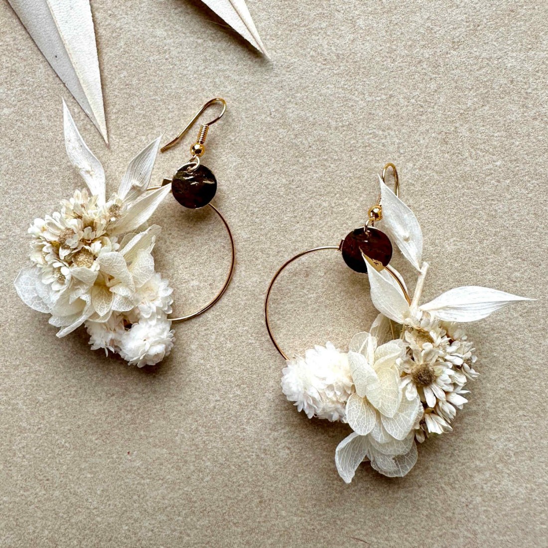 Boucles d'oreilles clip succulentes : bijoux floraux roses et violets - France Boucles d'oreilles clip succulentes : bijoux floraux roses et violets - France