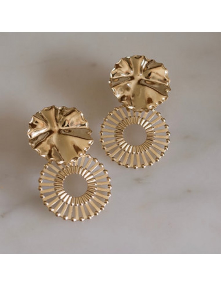 Boucles d’oreilles Dorées Eos - Un De Ces Quatre - Comptoir Doré