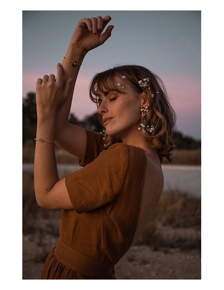 Boucles d’oreilles Dorées Eos - Un De Ces Quatre - Comptoir Doré