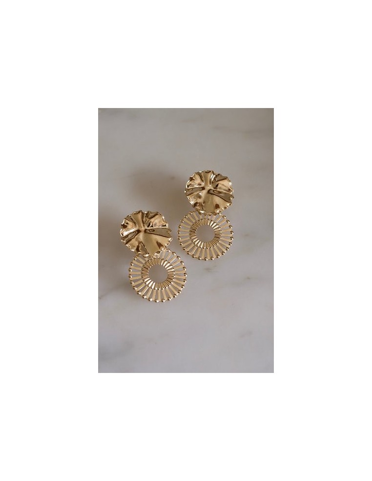 Boucles d’oreilles Dorées Eos - Un De Ces Quatre - Comptoir Doré