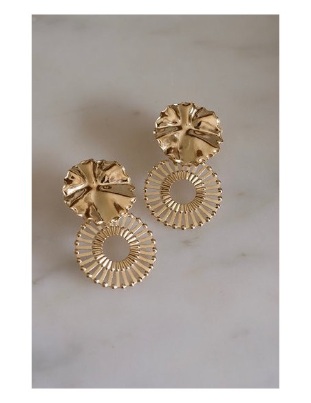 Boucles d’oreilles Dorées Eos - Un De Ces Quatre - Comptoir Doré