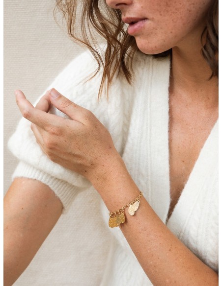 Bracelet doré Amako - Un De Ces Quatre - Comptoir Doré