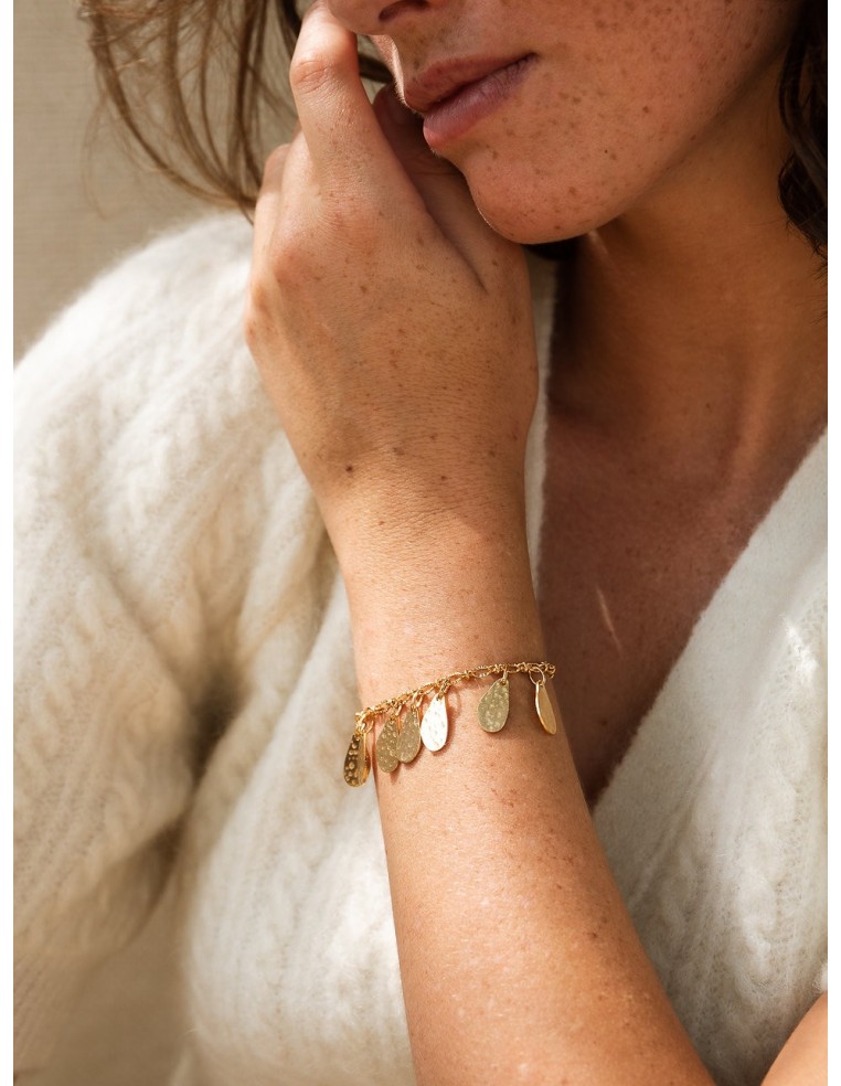 Bracelet doré Amako - Un De Ces Quatre - Comptoir Doré