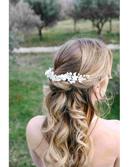 Peigne Roseraie - Coraly T bijoux - Les Perles de la Bastide - Comptoir Doré