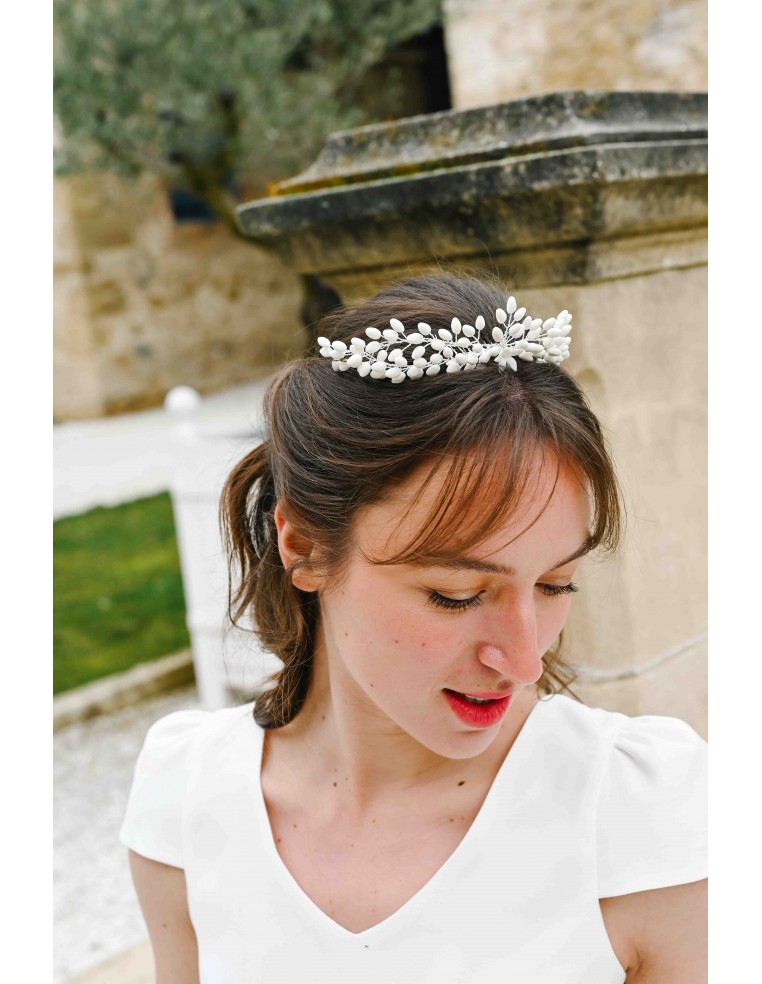 Tiare mariage moisson - Les Perles de la Bastide - Coraly T Bijoux - Comptoir Doré