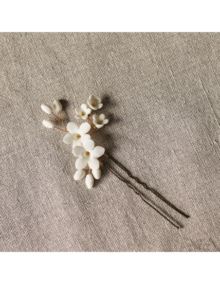Épingle à cheveux Floraison - Les Perles de la Bastide - Coraly T Bijoux - Comptoir Doré