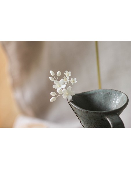 Pic à cheveux Floraison - Les Perles de la Bastide - Coraly T Bijoux - Comptoir Doré