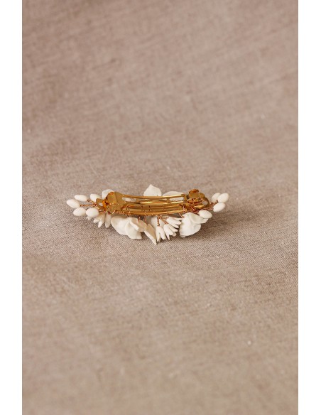 Barrette Mantille - Coraly T Bijoux - Les Perles de la Bastide - Comptoir Doré