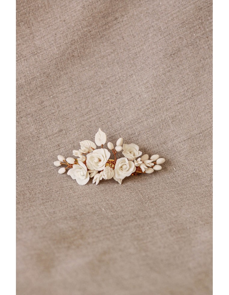 Barrette Mantille - Coraly T Bijoux - Les Perles de la Bastide - Comptoir Doré