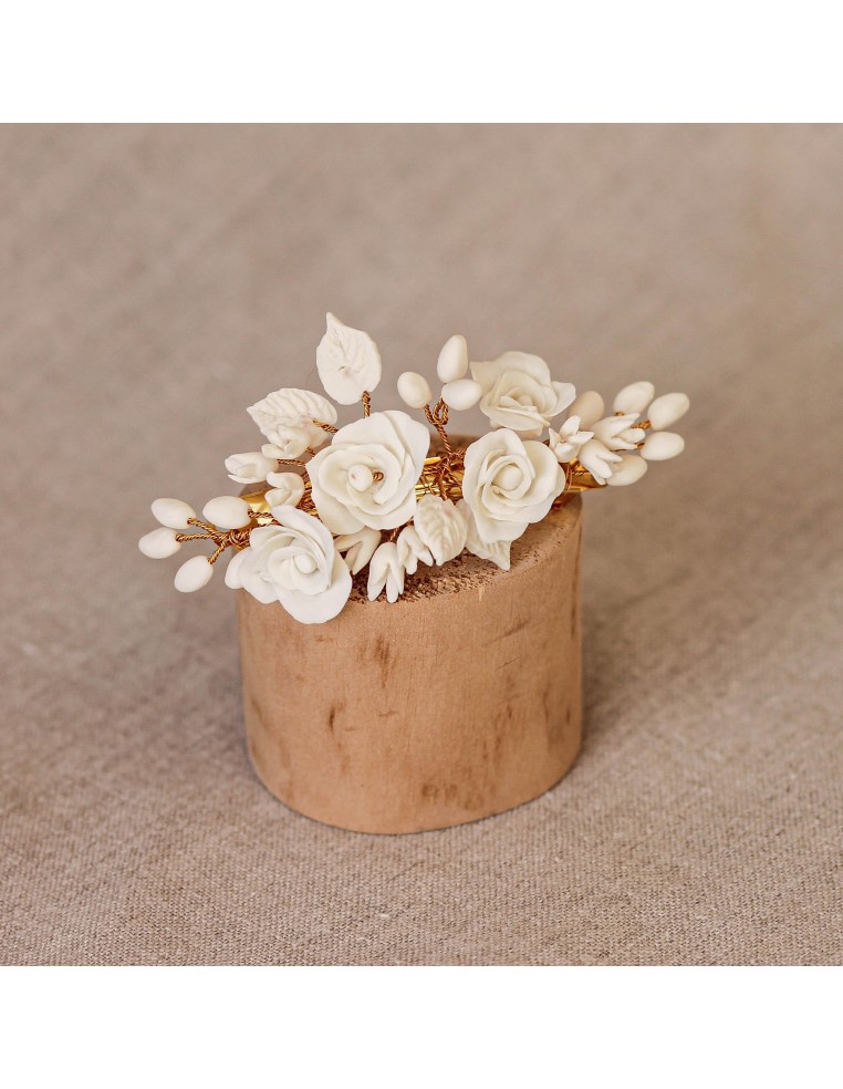 Barrette Mantille - Coraly T Bijoux - Les Perles de la Bastide - Comptoir Doré