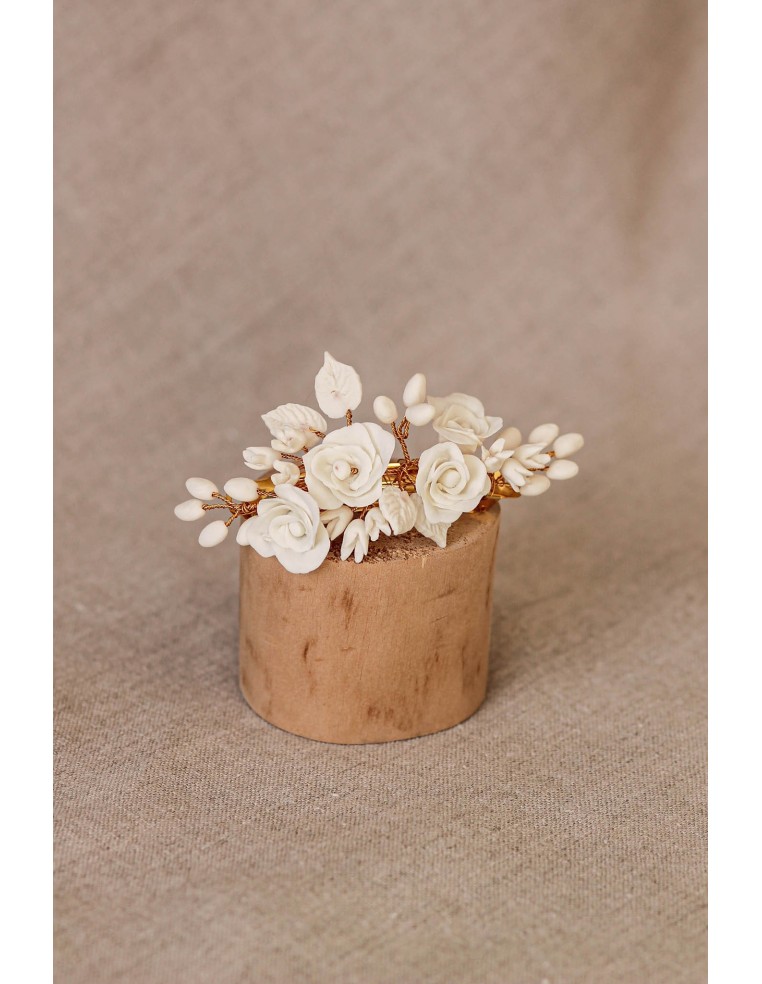 Barrette Mantille - Coraly T Bijoux - Les Perles de la Bastide - Comptoir Doré