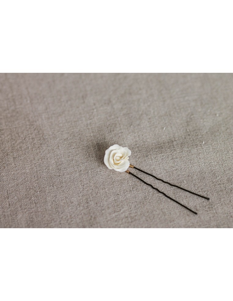 Épingle à cheveux Roseraie - Les Perles de la Bastide - Coraly T Bijoux - Comptoir Doré