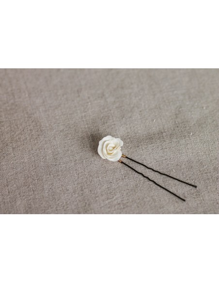 Épingle à cheveux Roseraie - Les Perles de la Bastide - Coraly T Bijoux - Comptoir Doré