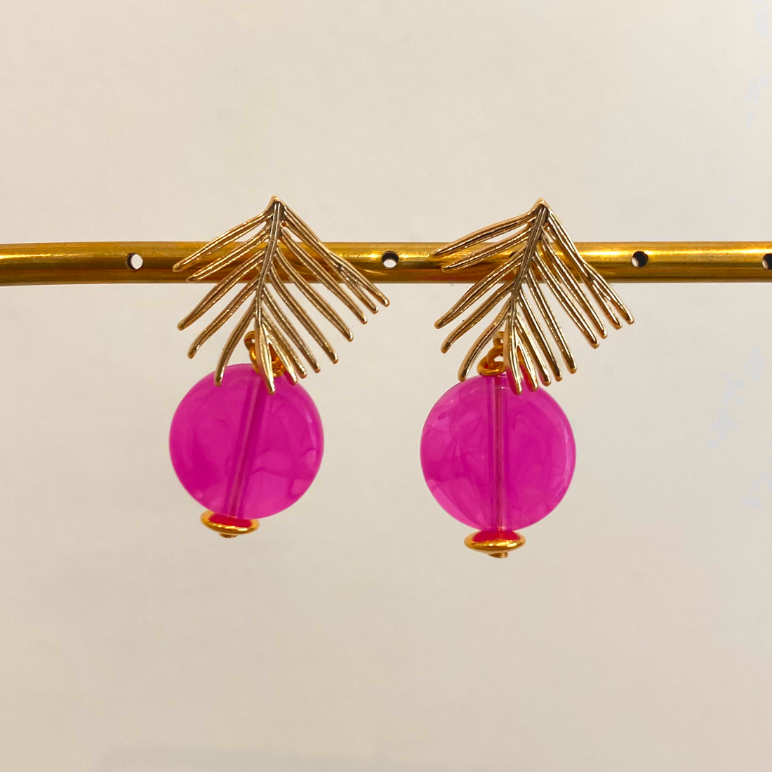Boucles d'oreilles - Perles à facettes