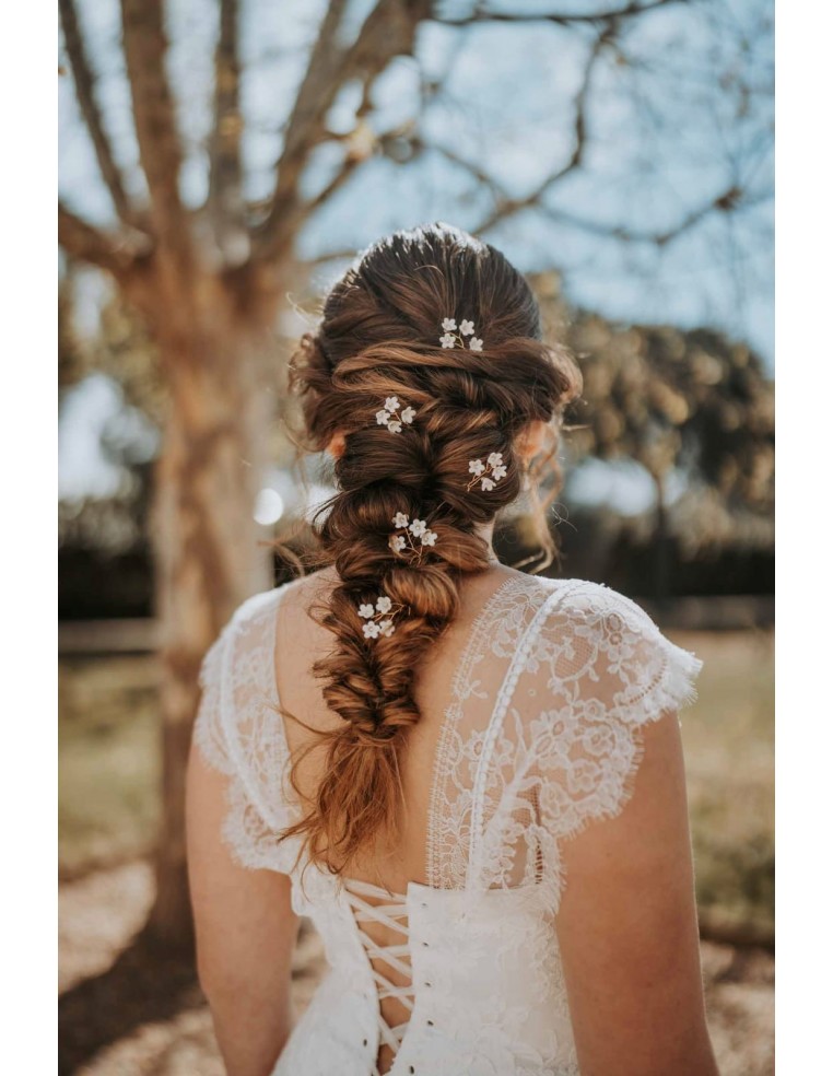 Épingle à cheveux Éclosion - Les Perles de La Bastide - Comptoir Doré