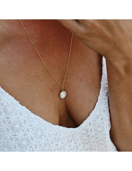 Collier perle Appoline - Comptoir Doré - L'Atelier de Clotilde