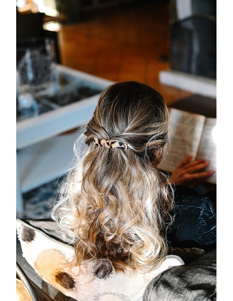 Barrette écaille léopard Louison - Comptoir Doré