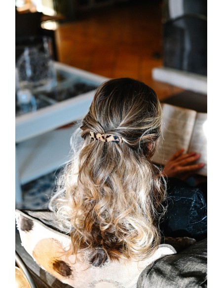 Barrette écaille léopard Louison - Comptoir Doré