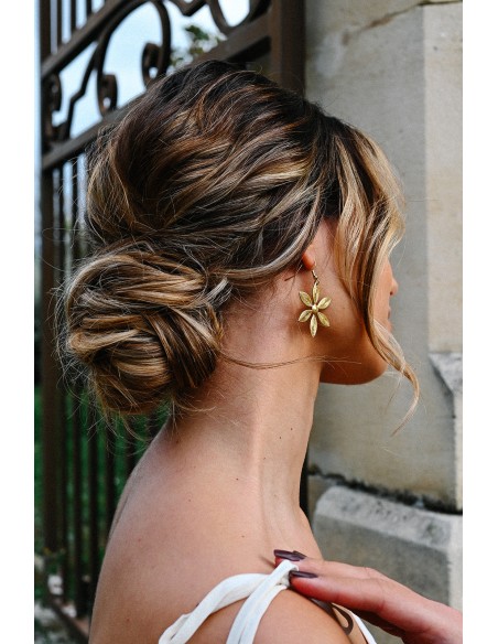 Boucles d'oreilles Hazel Comptoir Doré L'Atelier