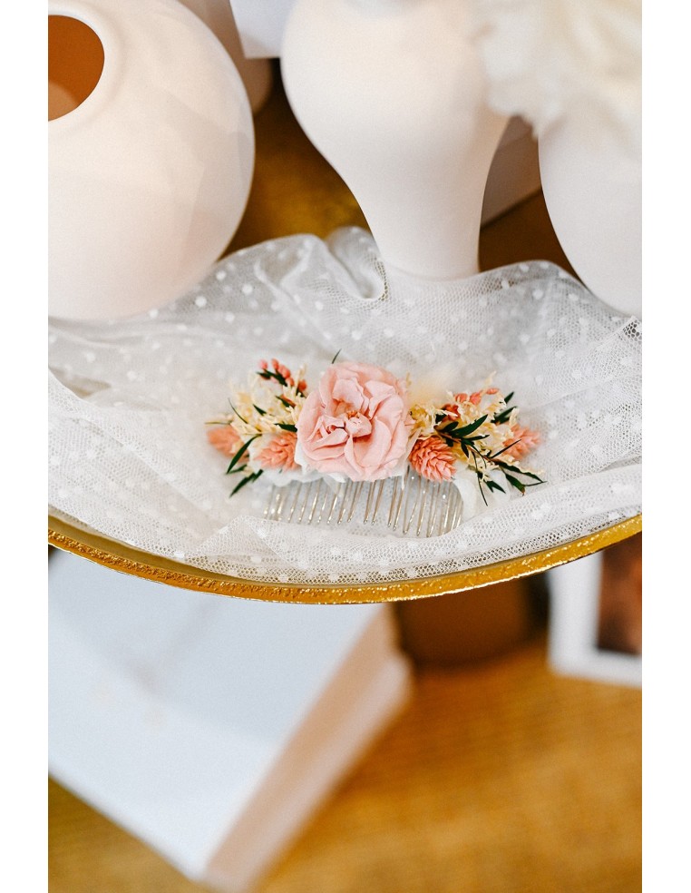 Peigne fleurs séchées - L'Atelier de Clotilde - Comptoir Doré