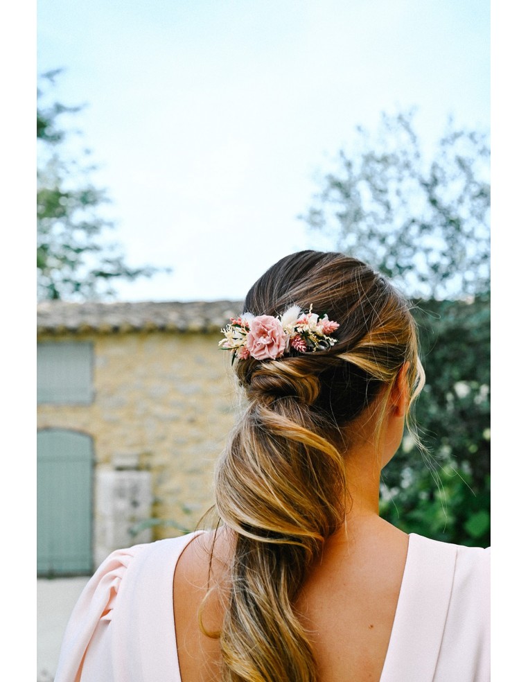Peigne fleurs séchées - L'Atelier de Clotilde - Comptoir Doré