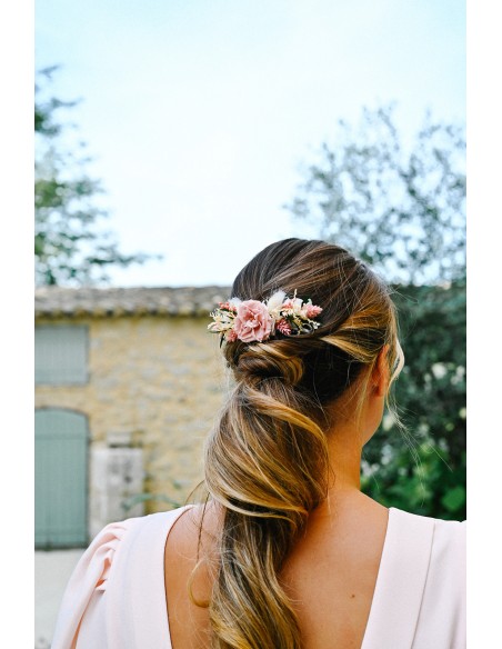 Peigne fleurs séchées - L'Atelier de Clotilde - Comptoir Doré