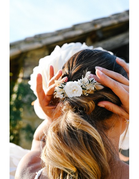 Peigne fleurs séchées - L'Atelier de Clotilde - Comptoir Doré