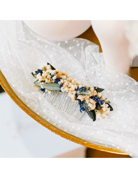 Peigne fleurs séchées - L'Atelier de Clotilde - Comptoir Doré