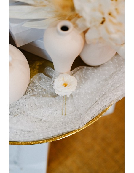 Pic à cheveux rose stabilisée - L'Atelier de Clotilde - Comptoir Doré