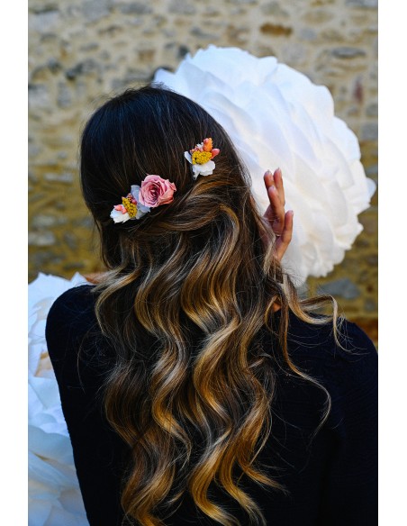 Pics à cheveux fleurs séchées - L'Atelier de Clotilde - Comptoir Doré