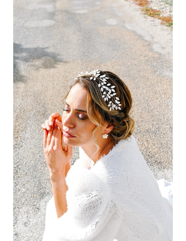 Accessoire mariée porcelaine froide - Les perles de la Bastide - Comptoir Doré