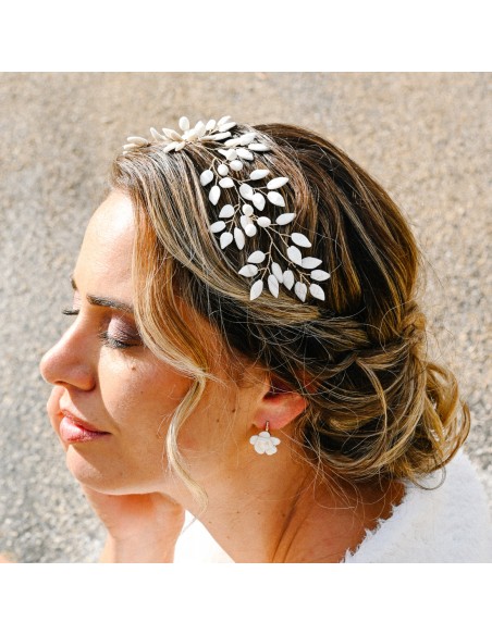 Accessoire mariée porcelaine froide - Les perles de la Bastide - Comptoir Doré