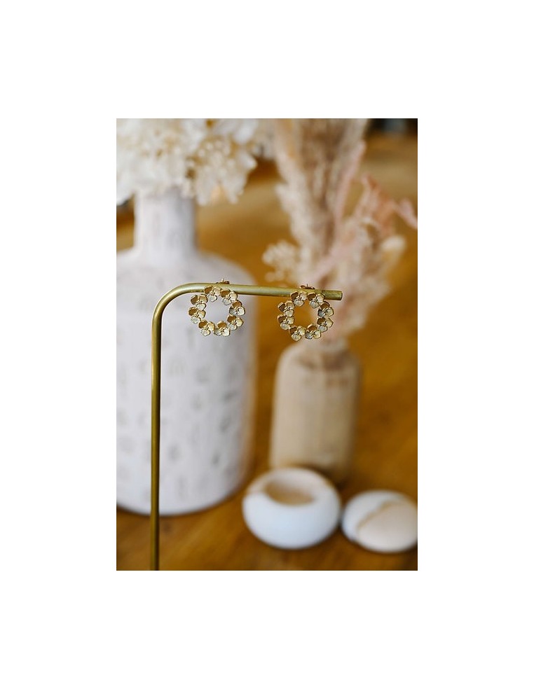 Boucles d'oreilles Claire - Clarance Bijoux - Comptoir Doré