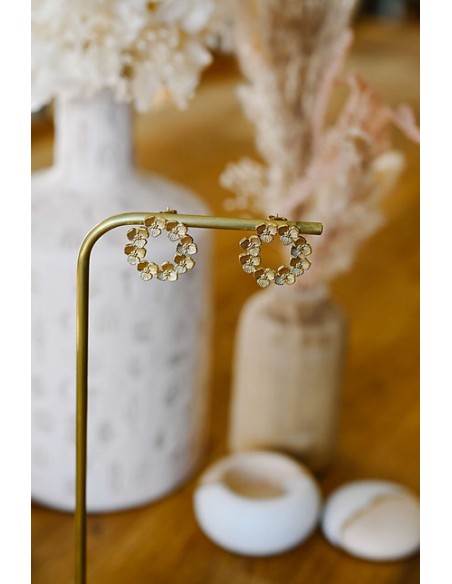 Boucles d'oreilles Claire - Clarance Bijoux - Comptoir Doré