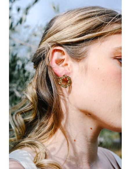 Boucles d'oreilles Claire - Clarance Bijoux - Comptoir Doré