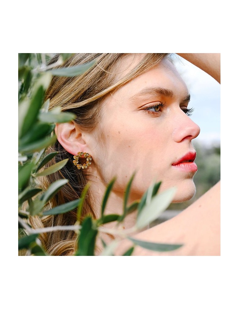 Boucles d'oreilles Claire - Clarance Bijoux - Comptoir Doré
