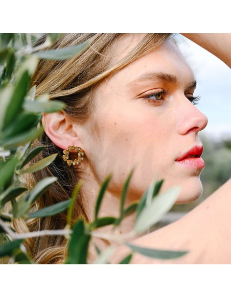 Boucles d'oreilles Claire - Clarance Bijoux - Comptoir Doré