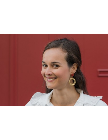 Boucles d'oreilles Charlotte - Clarance Bijoux - Comptoir Doré