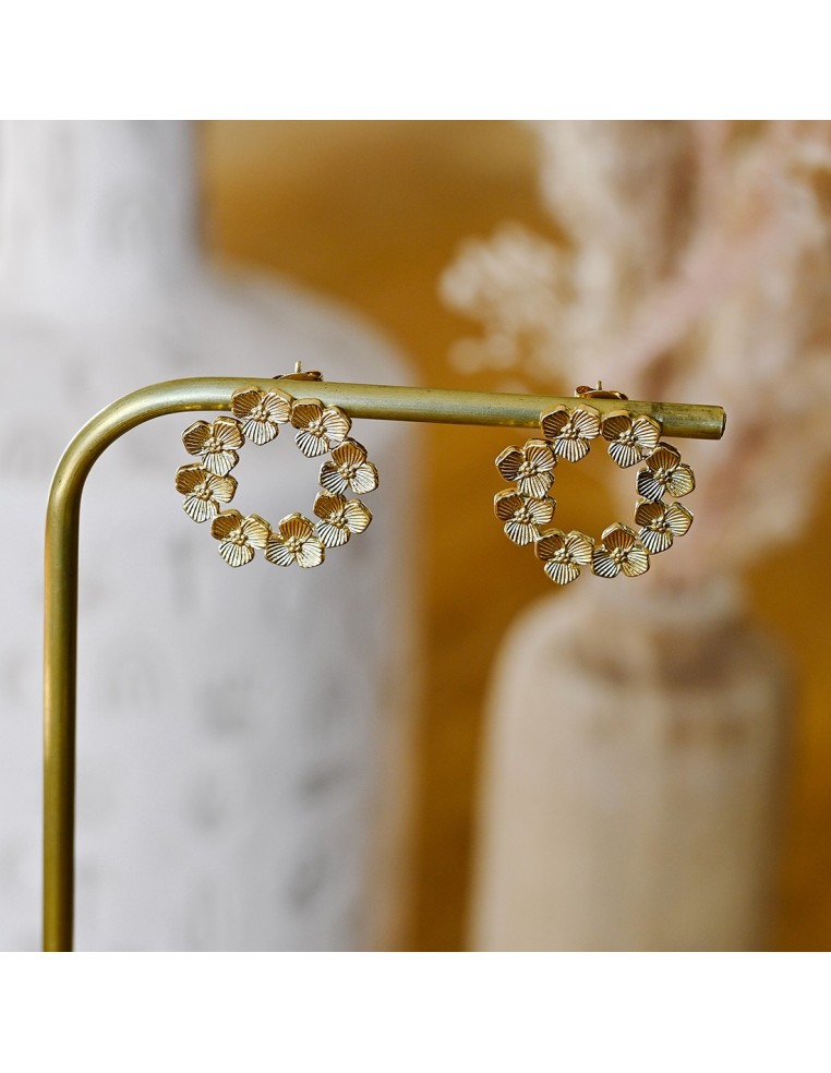 Boucles d'oreilles Claire - Clarance Bijoux - Comptoir Doré