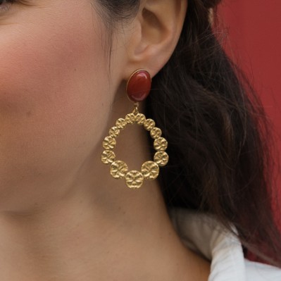 Boucles d'oreilles Charlotte - Clarance Bijoux - Comptoir Doré 2