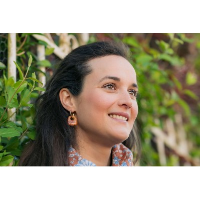 Boucles d'oreilles résine - Clarance Bijoux - Comptoir Doré 2