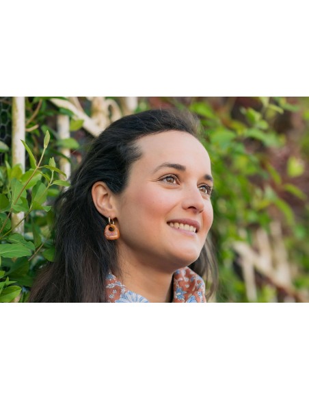 Boucles d'oreilles résine - Clarance Bijoux - Comptoir Doré