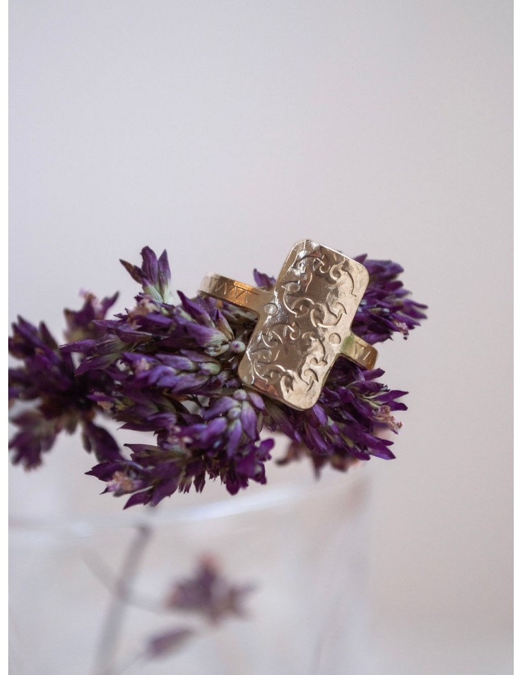 Bague dorée Sintra - Un De Ces Quatre - Comptoir Doré