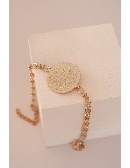 Bracelet doré Saudade - Un De Ces Quatre - Comptoir Doré