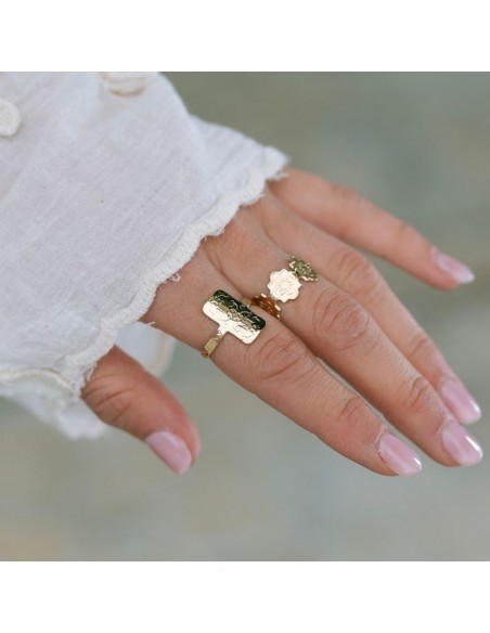 Bague dorée Sintra - Un De Ces Quatre - Comptoir Doré