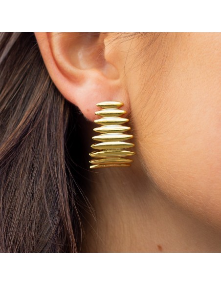 Boucles d'oreilles dorées - Comptoir Doré